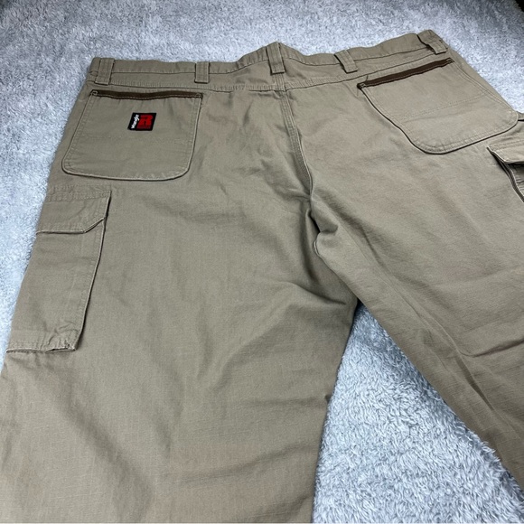 Wrangler Riggs Workwear Ripstop Ranger Utility Cargo‎ Pant Size 46 Bark Color - Picture 9 of 13